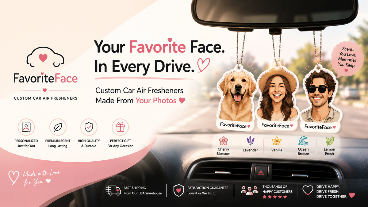The Ultimate Guide to Custom Pet Car Air Fresheners: Scents, Longevity & Photo Tips